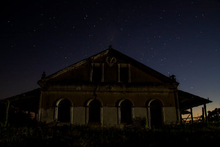 Photo Of Abandoned Building During Night