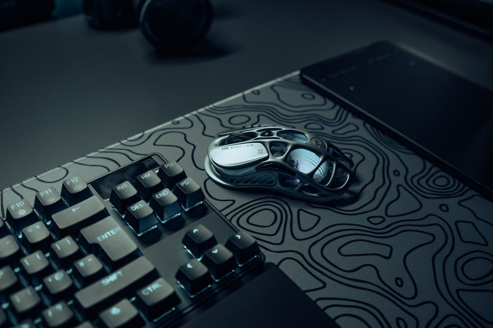 Premium mechanical gaming keyboard and precision mouse setup