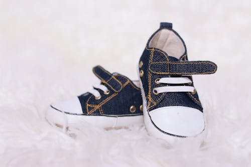 Free Close-Up Photo of Baby's Sneakers Stock Photo