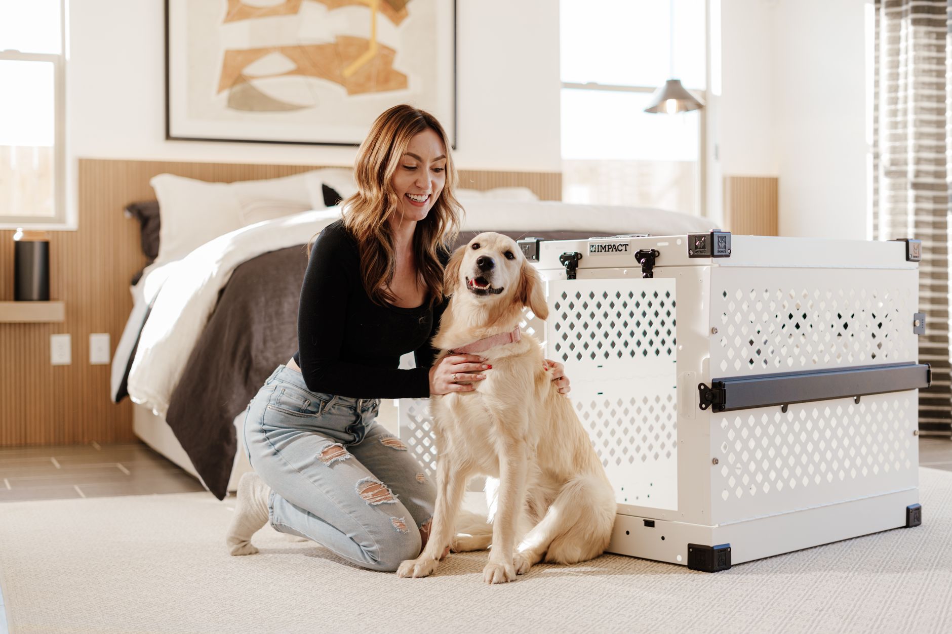 How long can a dog stay in a crate during the day?