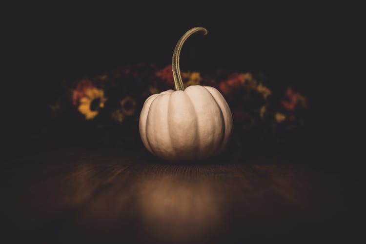 White Squash Macro Photography