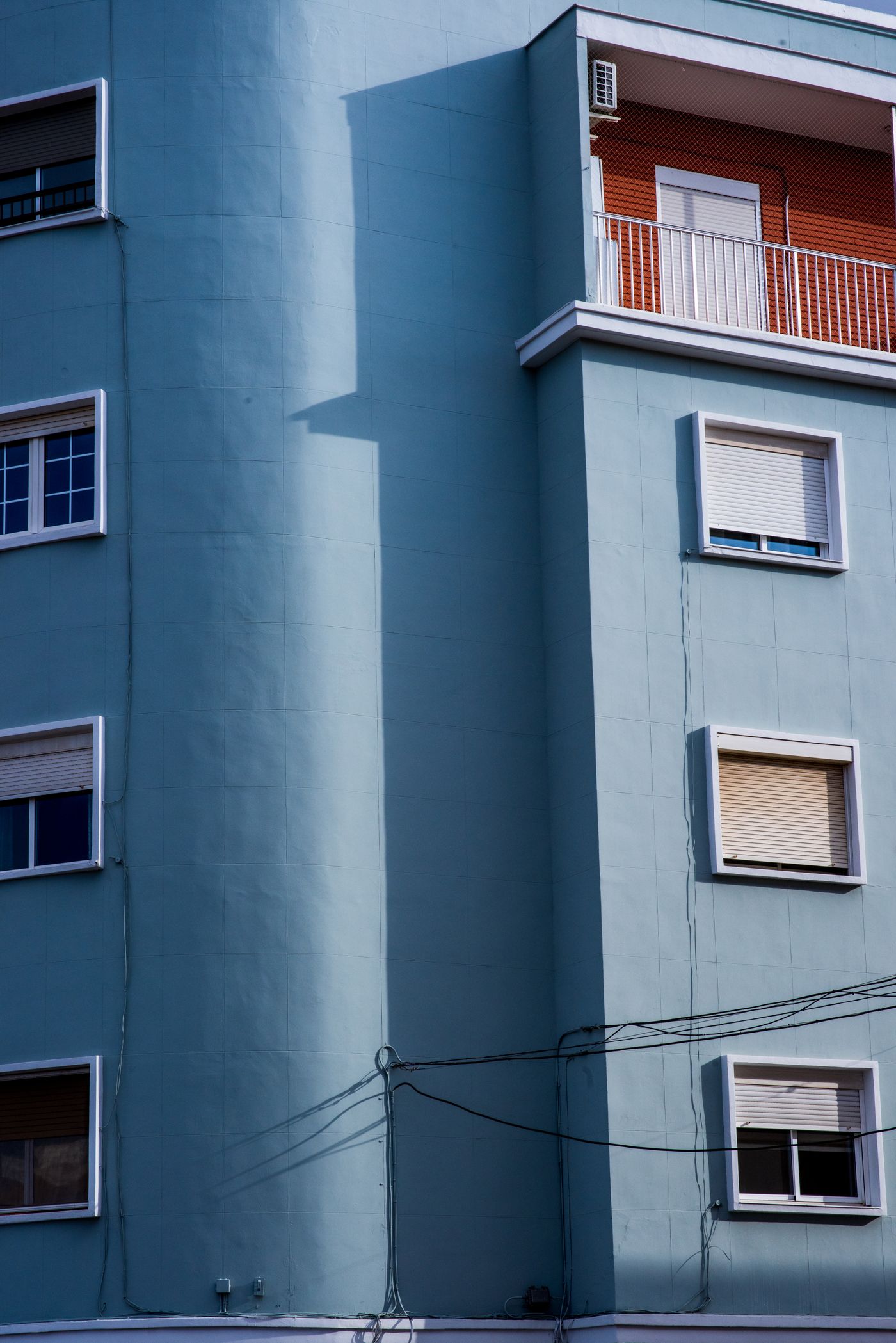 Moderne Wohnhausfassade