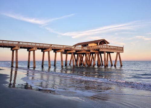 Brown Wooden Dock