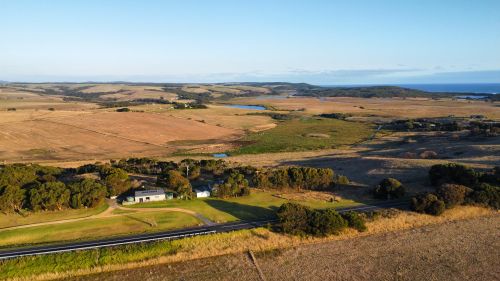 Free Experience the breathtaking aerial view of Anglesea's scenic landscapes along the Great Ocean Road, Australia. Stock Photo