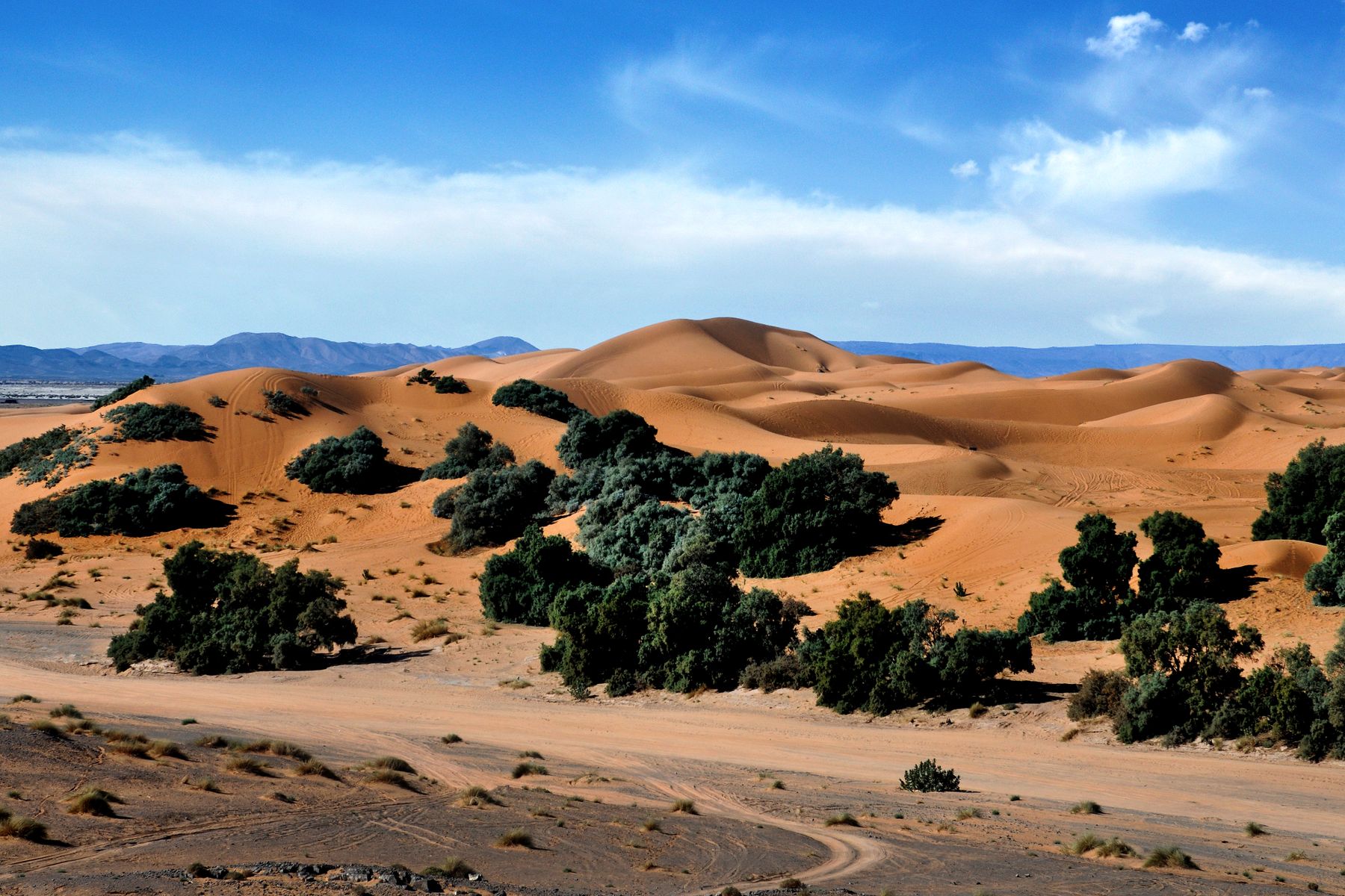Private Sahara desert camp experience near Merzouga Morocco