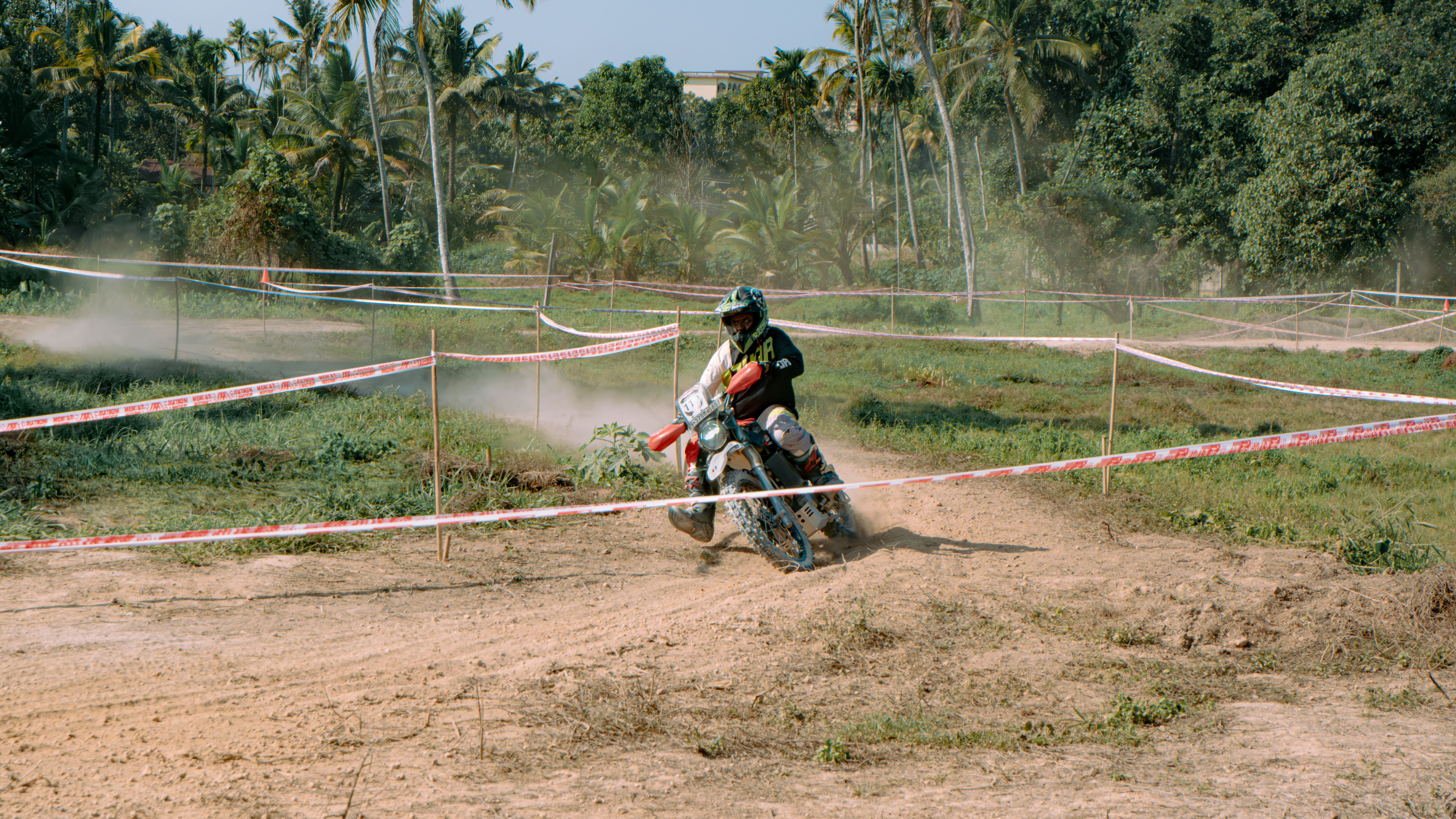 Off-road Motorbike Racing in Tropical Setting · Free Stock Photo