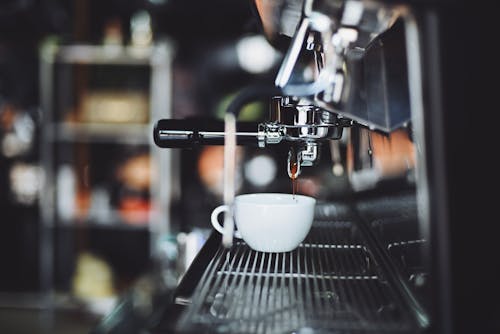 Free Selective Focus Photography of Espresso Machine Stock Photo