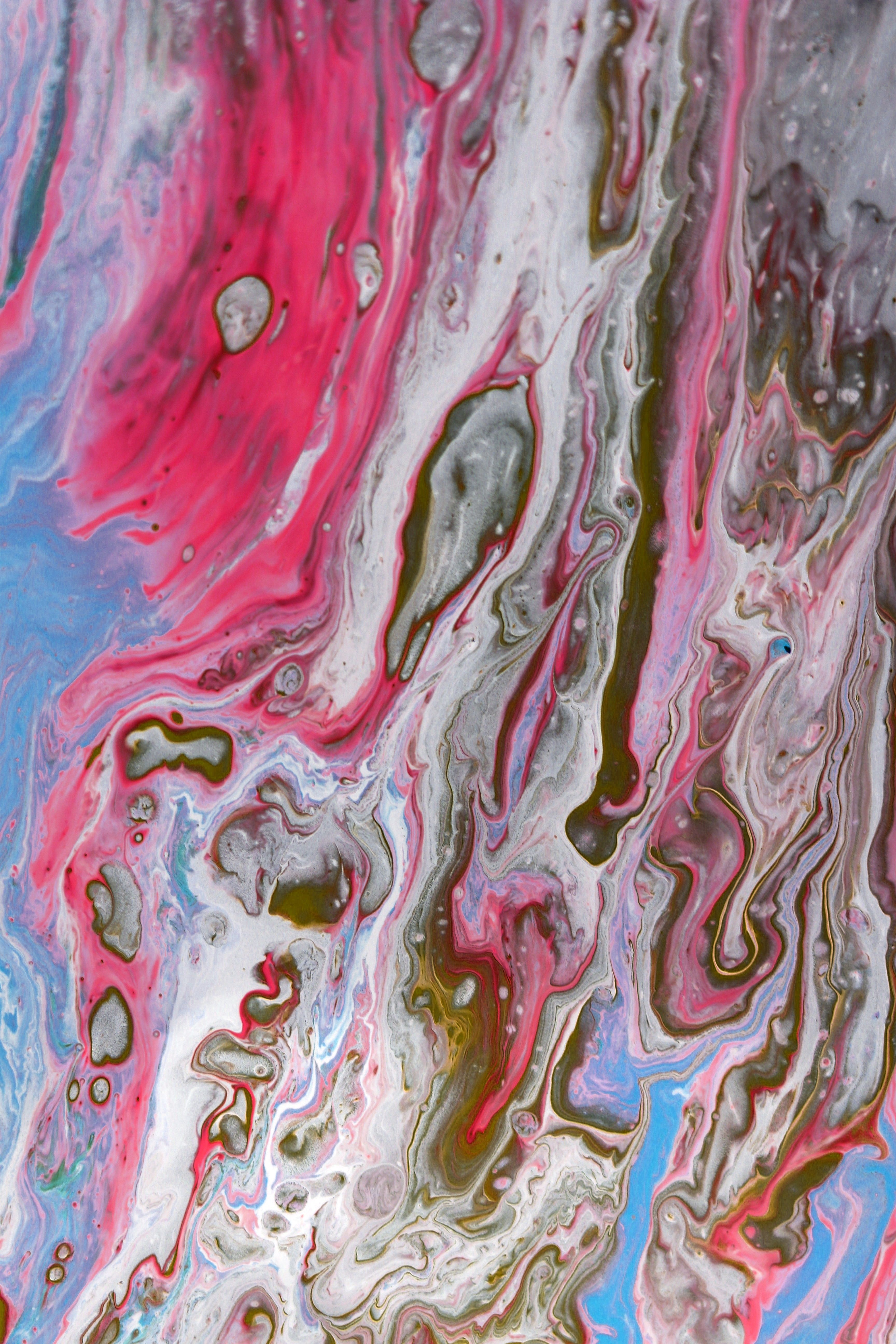 Vibrant Abstract Fluid Art in Guaratuba · Free Stock Photo