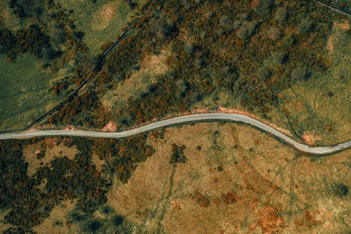 Free Aerial Photography of Road Stock Photo