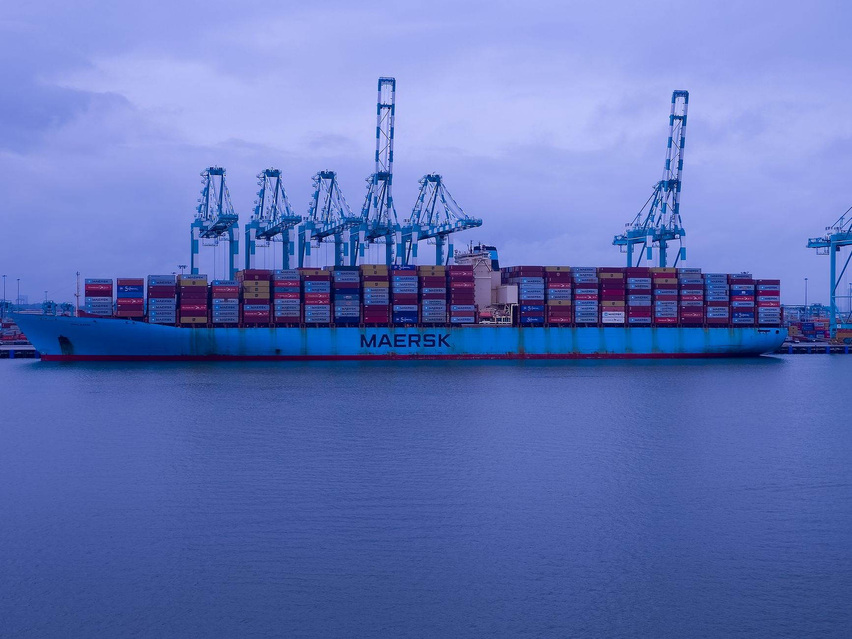 Antwerp Limanı'ndaki konteynerler