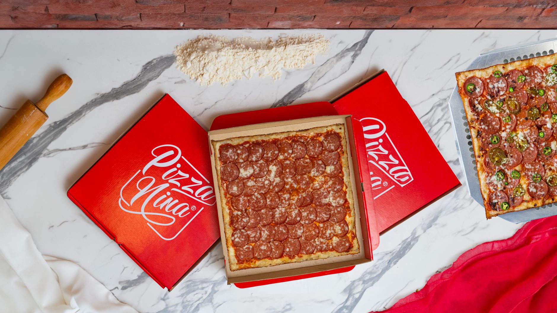 Pizza vom Lieferdienst