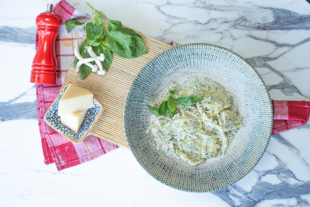 Stuffed Mushrooms with Cream Cheese and Herbs