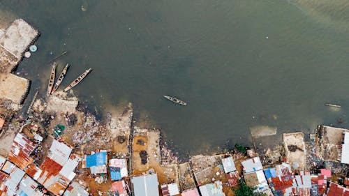 Aerial Photo of Boats on Body of Water