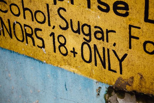 Yellow Street Signage