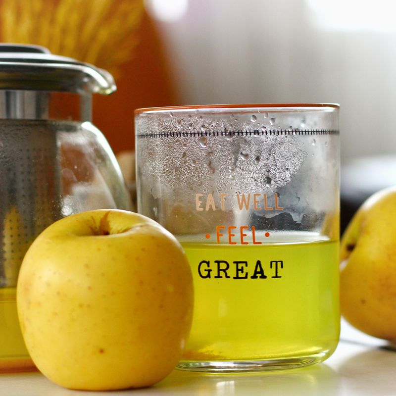Quince Apple Juice with Rosewater