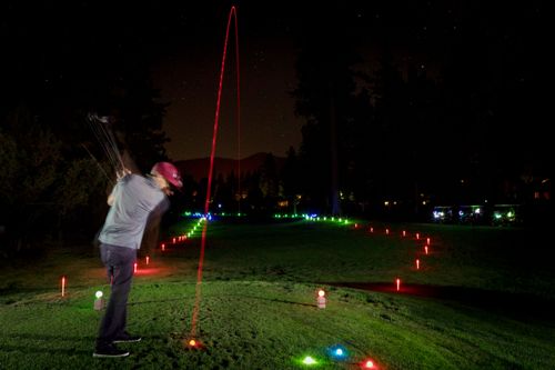 Free stock photo of glow golf, golf, golfing Stock Photo