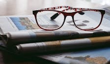 Black and Red Frame Eyeglasses