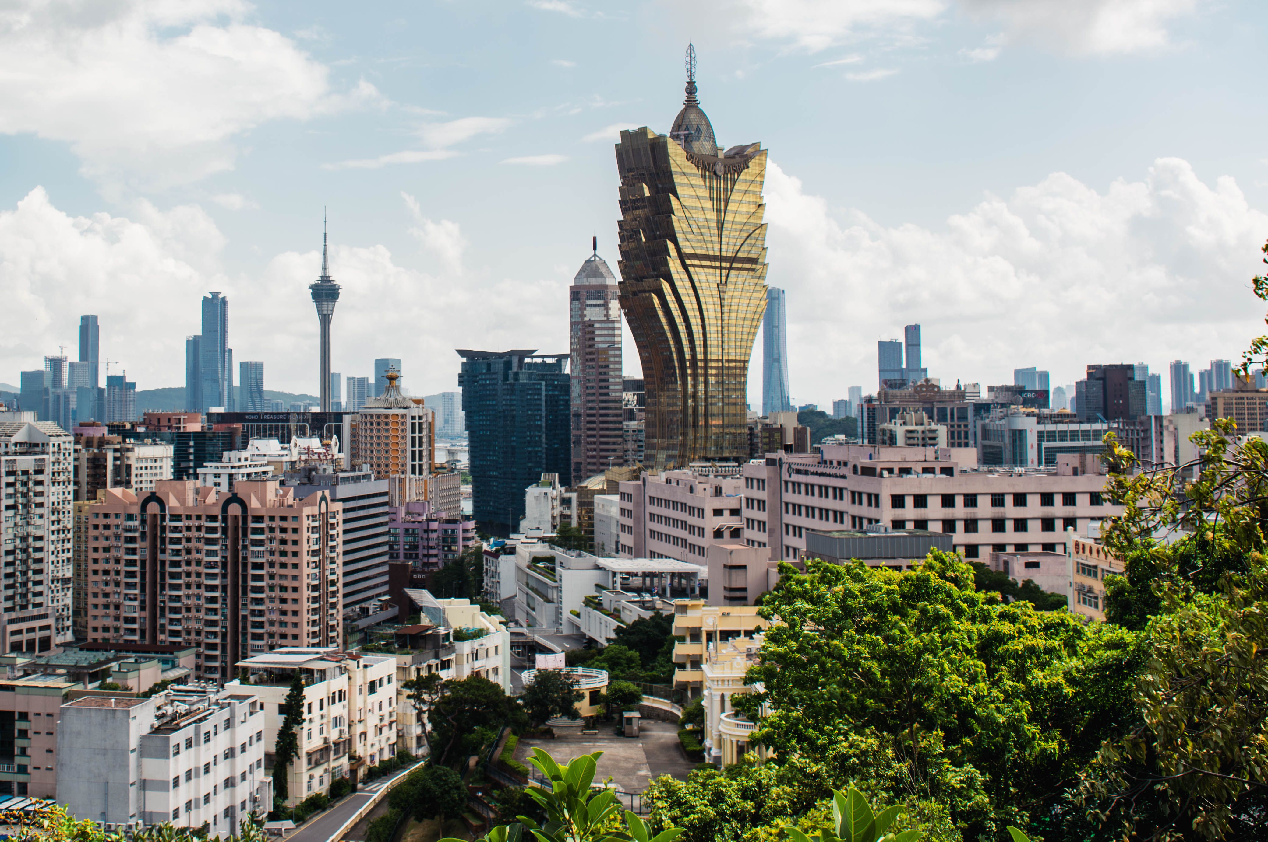 Macao Skyline bei Nacht