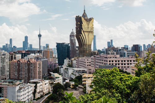 Free Macau Skyline Stock Photo