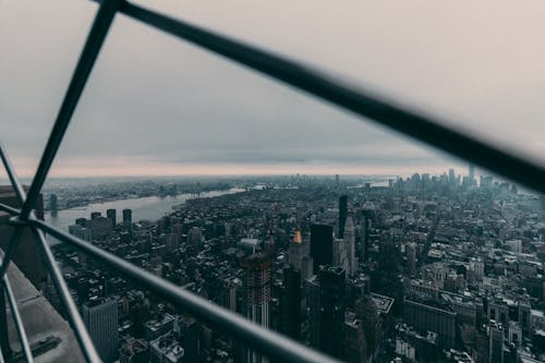 Foto Udara Pemandangan Kota New York