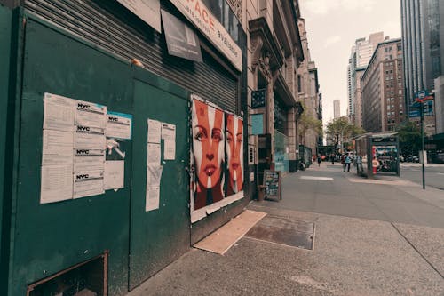 Madonna Poster on Gate