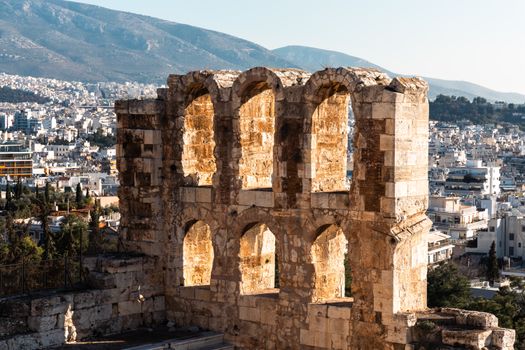 Psirri tavernas and rooftops night — Athens