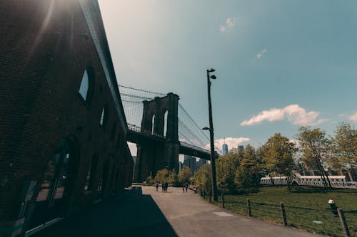 Foto stok gratis brooklyn, jembatan brooklyn, new york