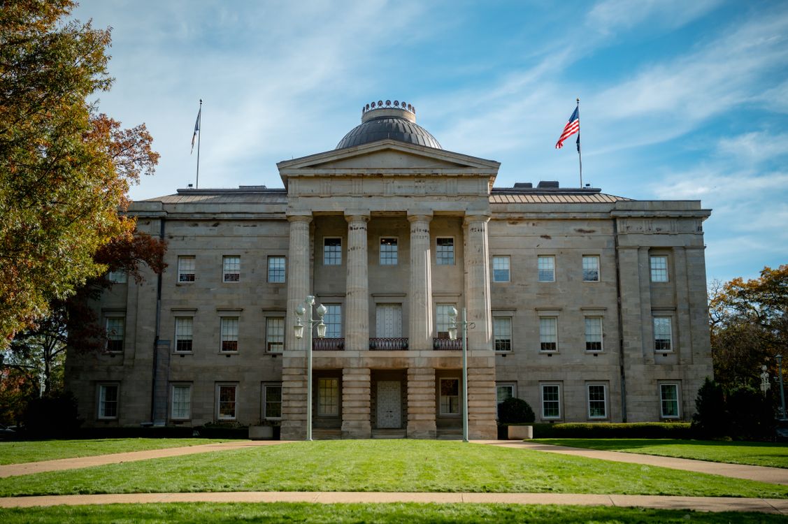Historic North Carolina State Capitol Building in Raleigh · Free Stock ...