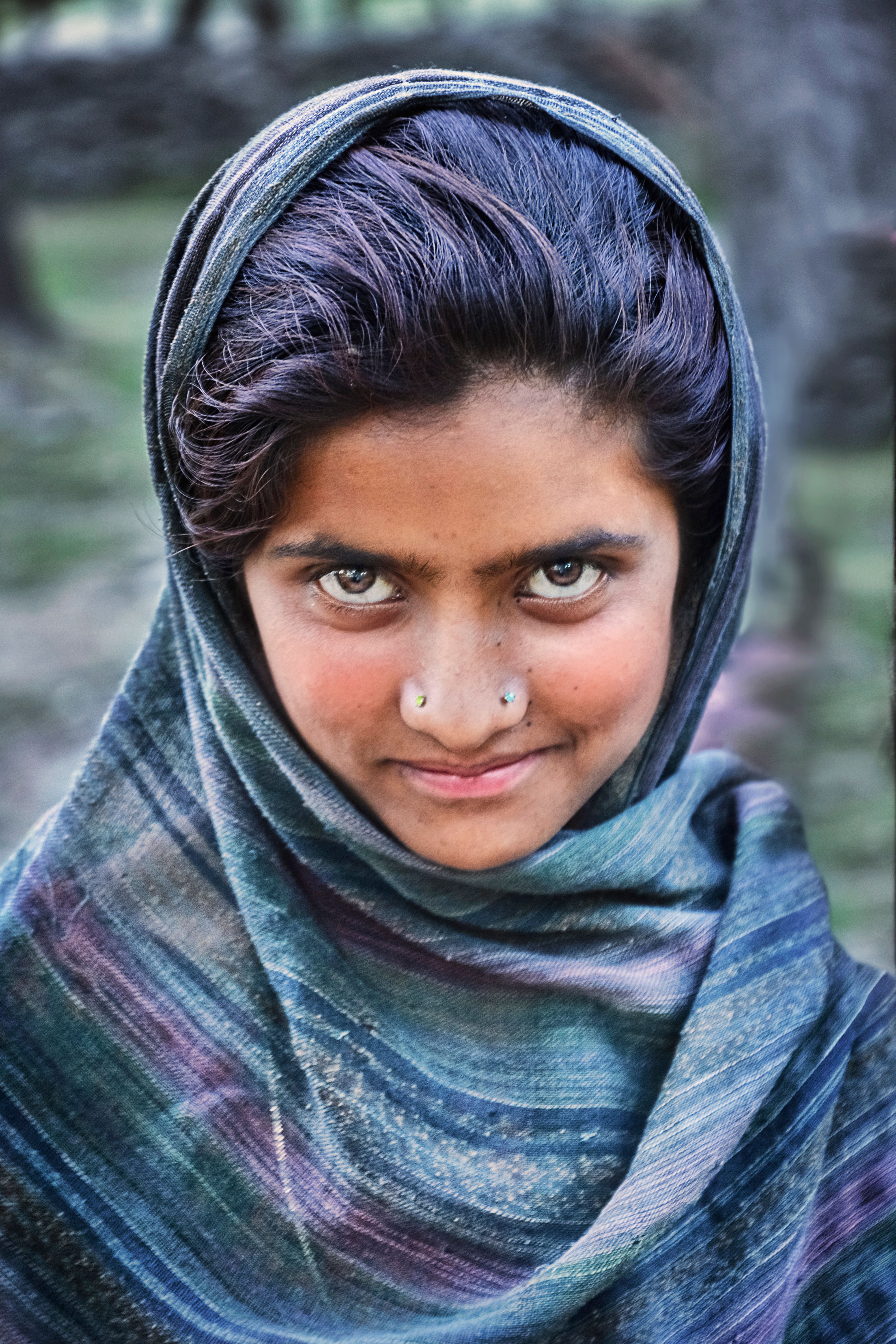 Young Girl in Traditional Attire Outdoors · Free Stock Photo