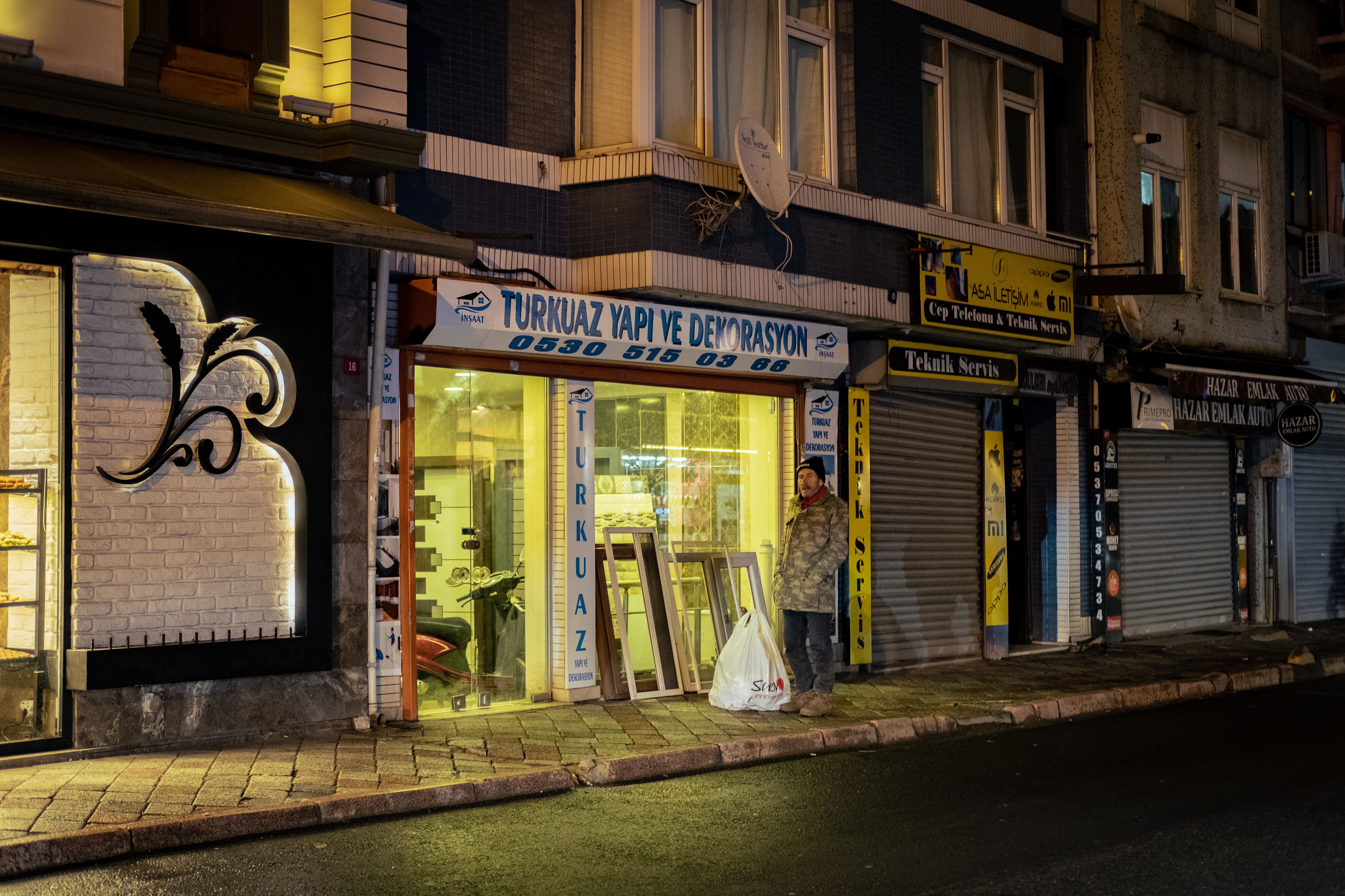 Exterior of a Turkcell mobile phone store in a city center in Turkey