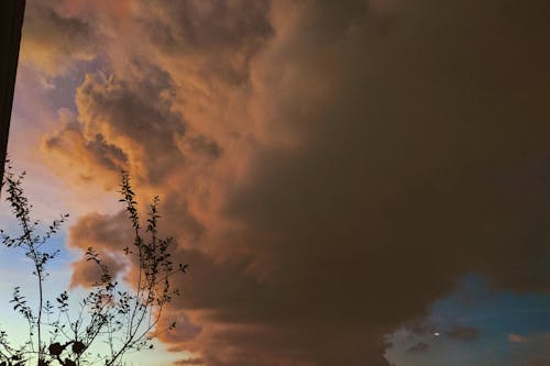 ゴールデンアワー, 日没, 曇り空の無料の写真素材