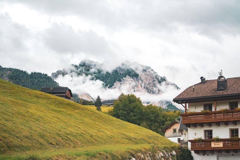 Swiss chalet with mountain view