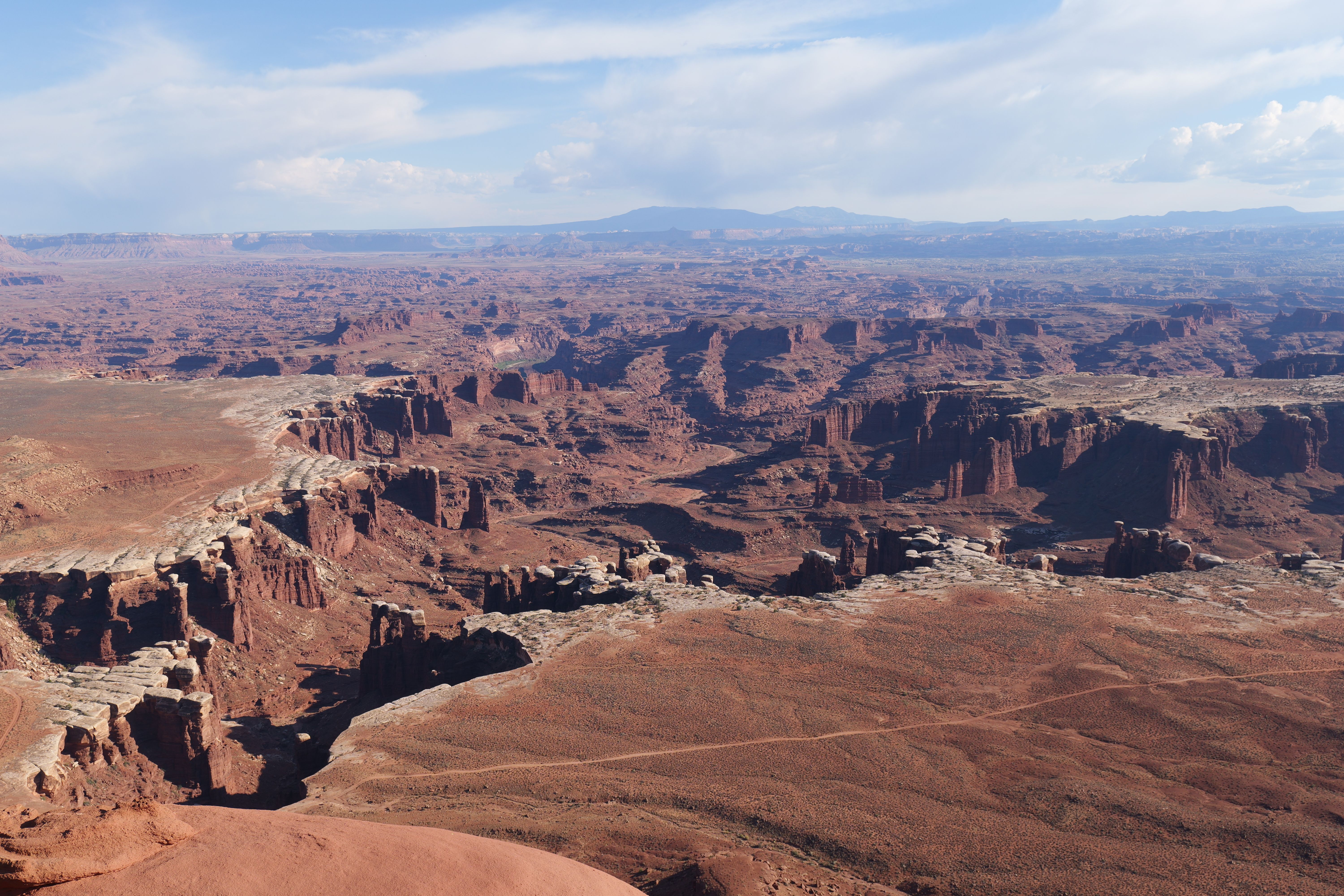 Spectacular Grand Moab, Scenic Heli Tour - 60 Minutes Review: The Ultimate Utah Helicopter Experience Review 2026 - A breathtaking aerial view of Canyonlands National Park's rugged landscape.