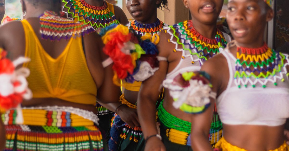 Zulu Women In Traditional Dance Attire Free Stock Photo zulu-women-in-traditional-dance-attire-free-stock-photo