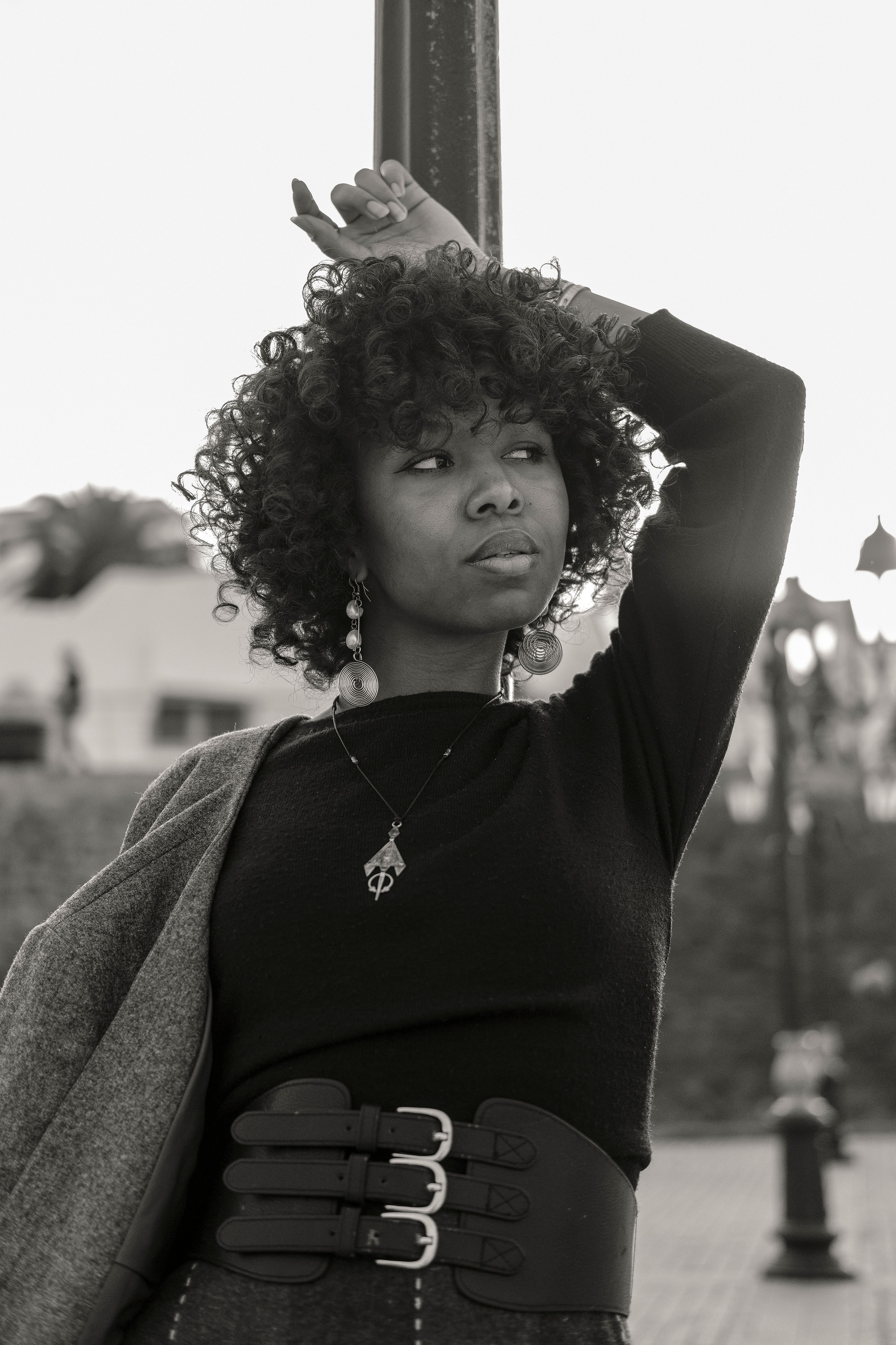 Stylish Portrait of Woman in Rabat Outdoors · Free Stock Photo