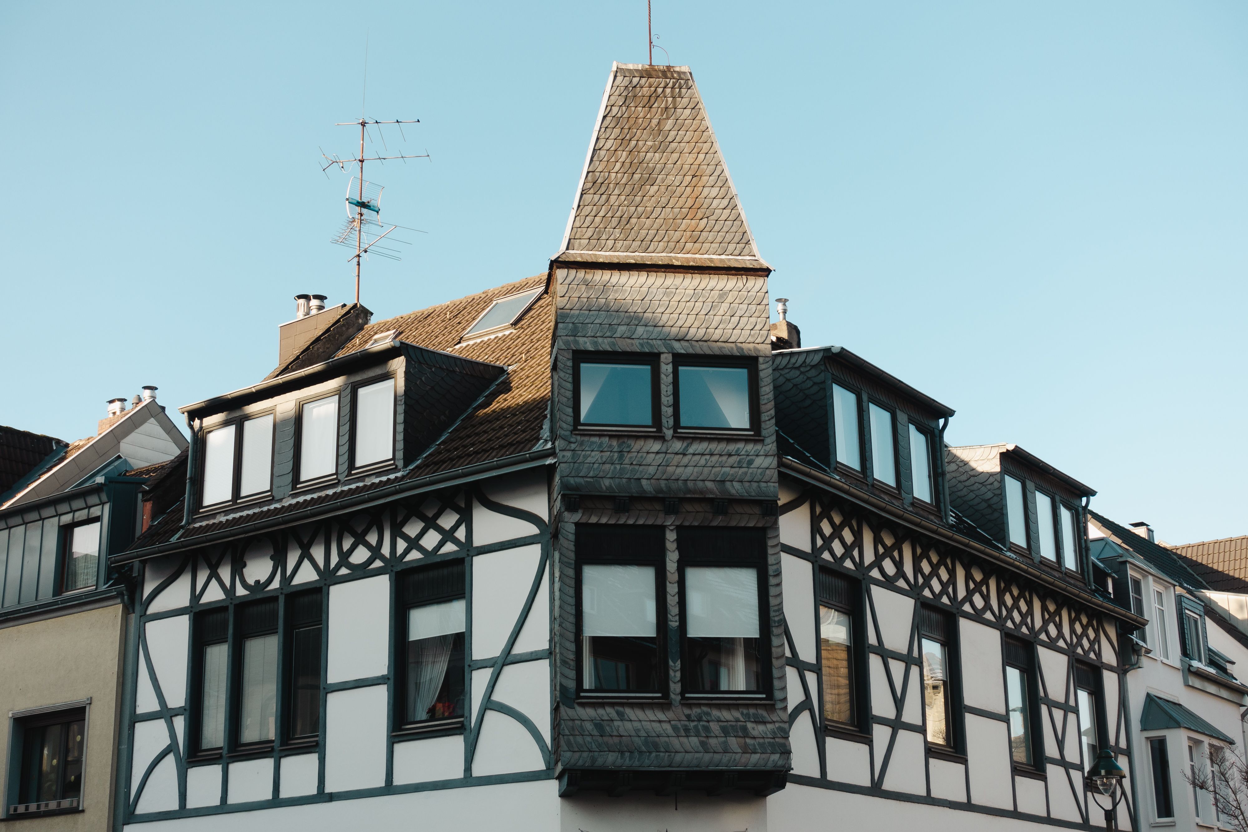 German-style timbered facades on Rua XV de Novembro, Blumenau