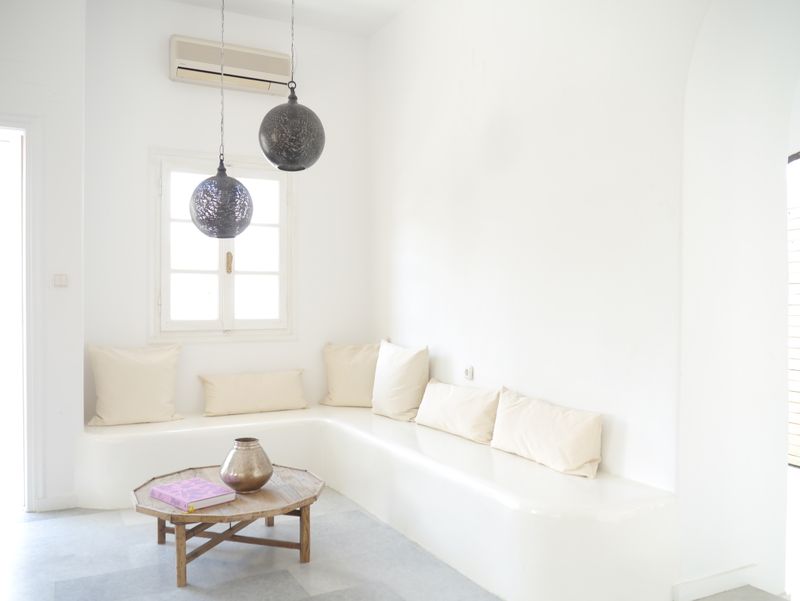 Minimal white interior
