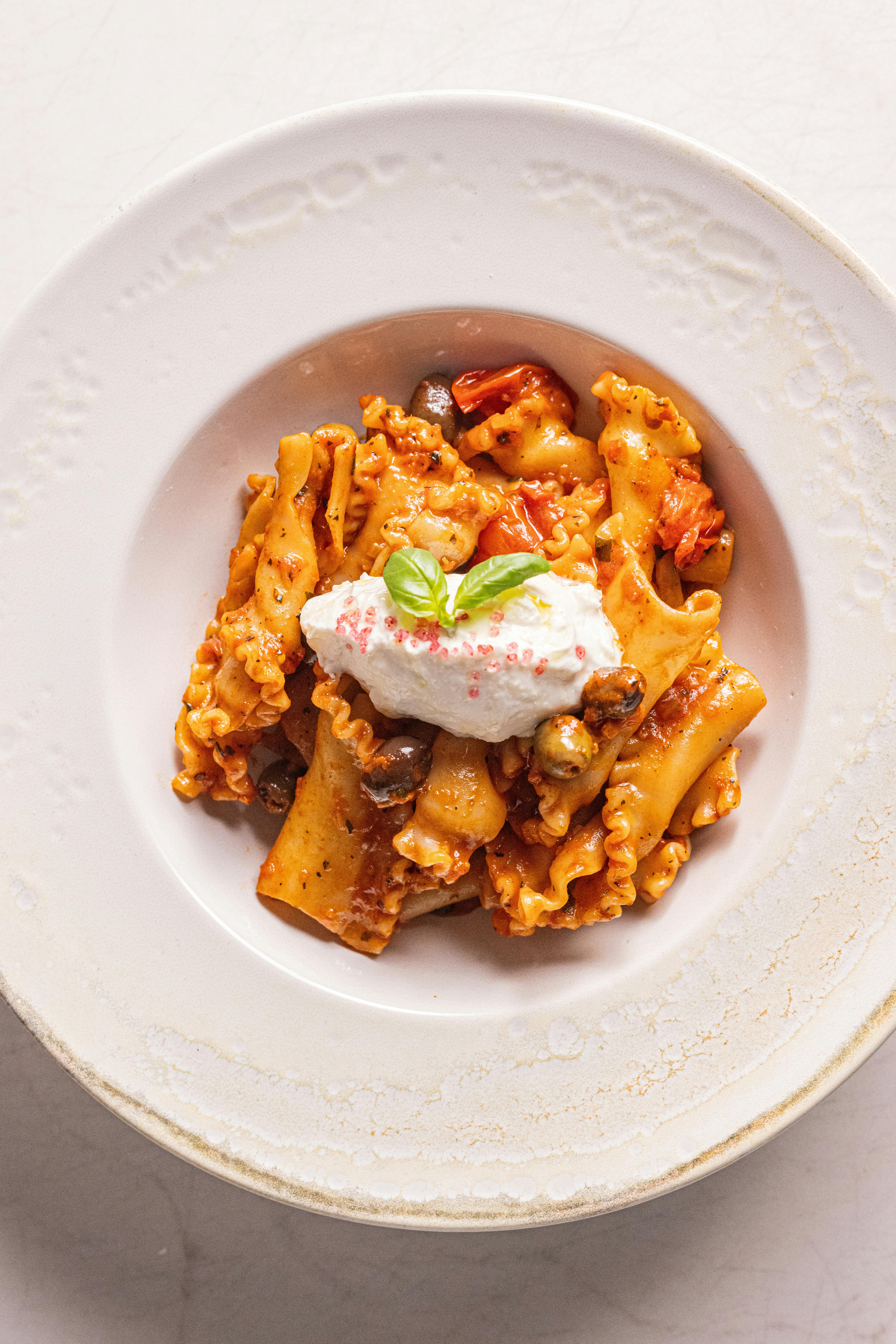 Baked Pasta with Ricotta and Peas