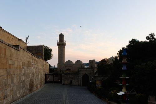Free streets of old city Baku, Azerbaijan Stock Photo