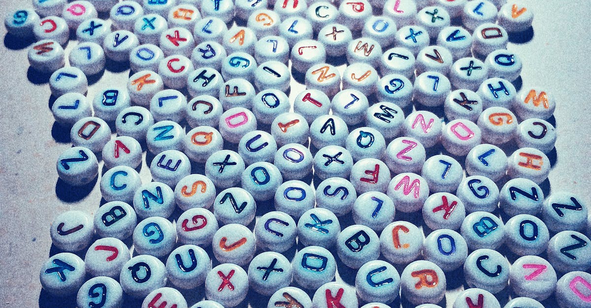Free stock photo of colorful, handmade, letters