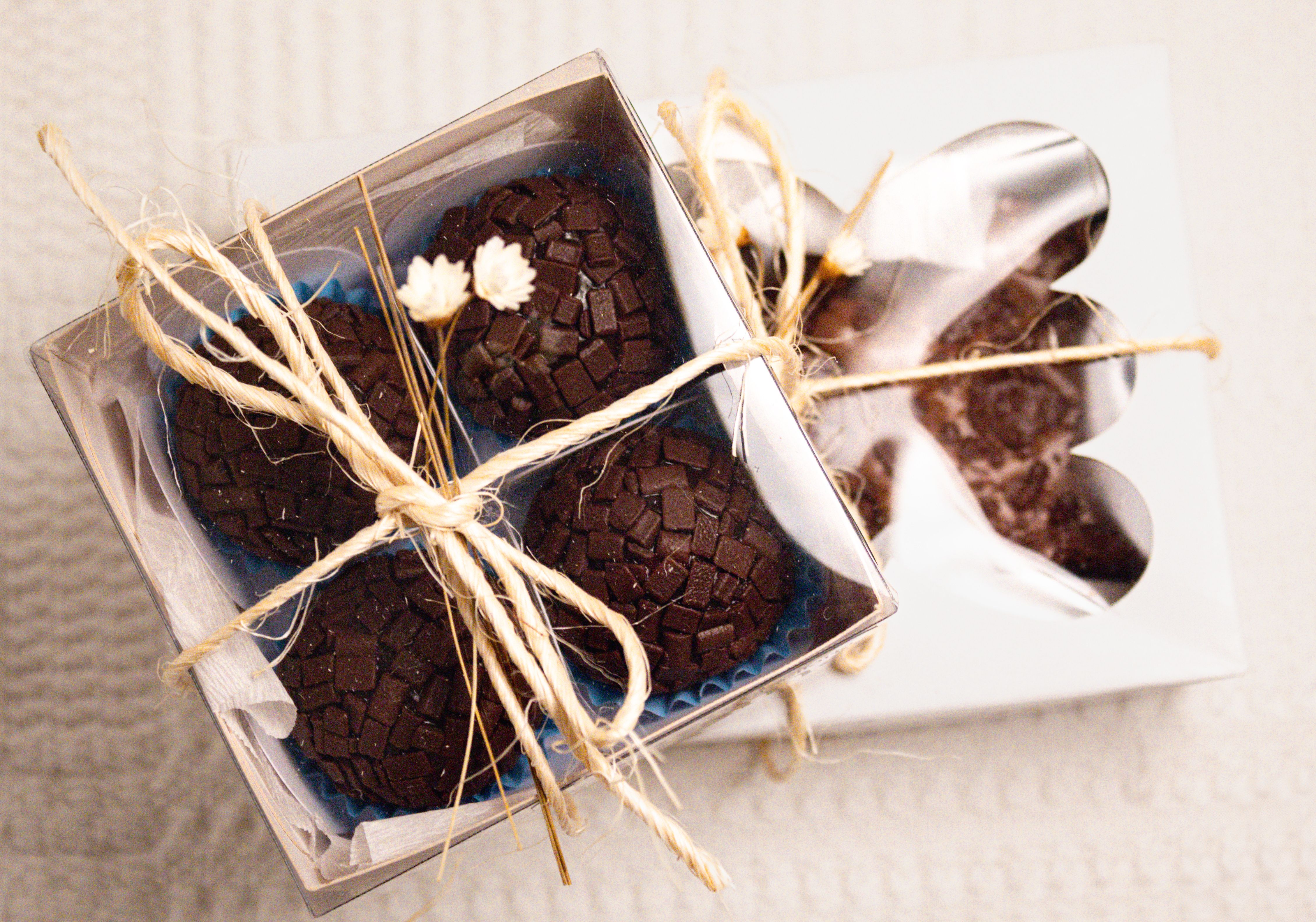 Vanilla-Bean Brownies with a Berry Compote