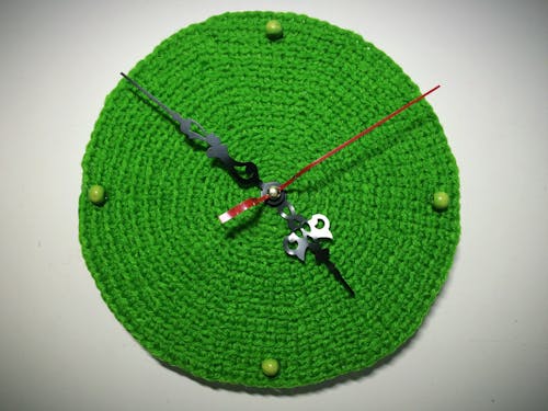 Free stock photo of green, handmade, knitting Stock Photo