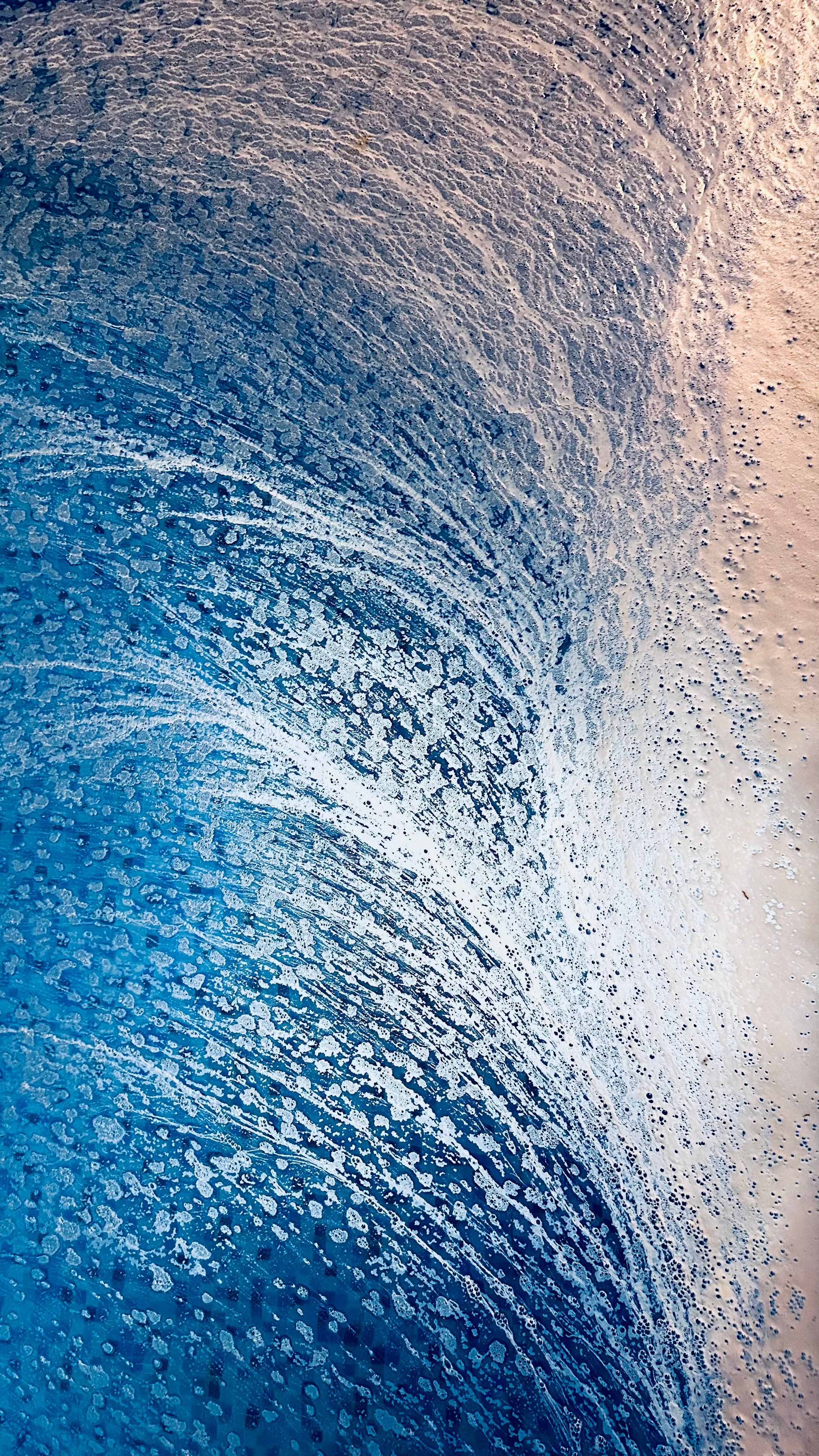 Dynamic Ocean Wave Aerial View Abstract Photography · Free Stock Photo