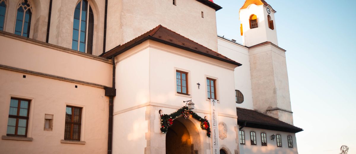 El castillo de Špilberk, en Brno, al atardecer