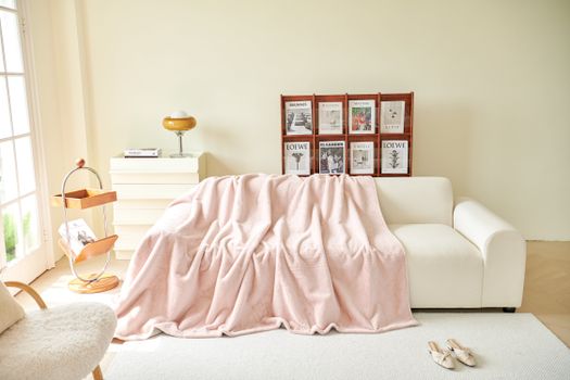 L.L. Bean Wicked Plush Throw with Embroidery