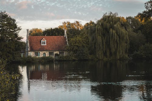 Free House Beside Body Water Stock Photo