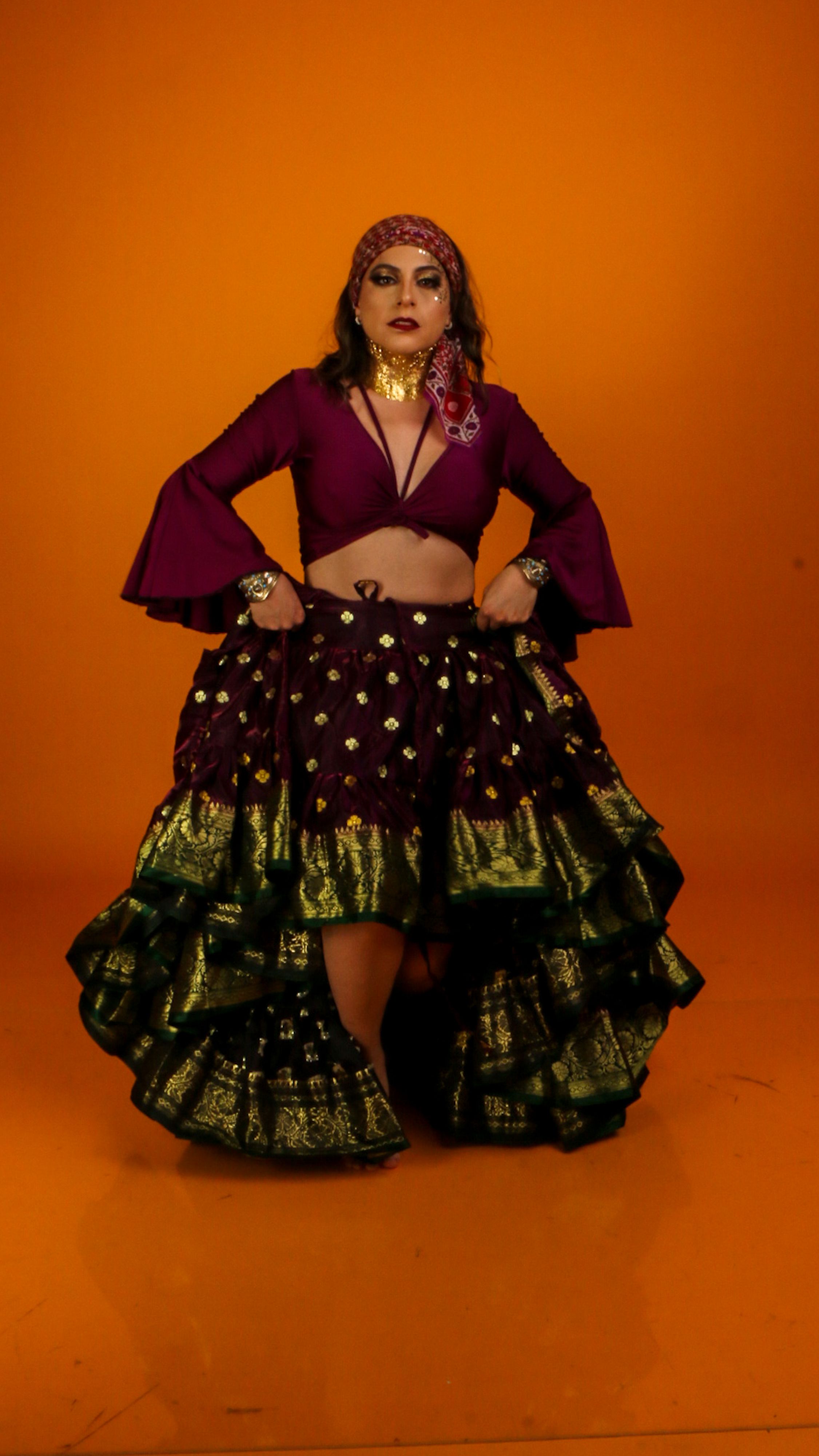 Image showcasing Vibrant Gypsy-Inspired Fashion Portrait · Free Stock Photo