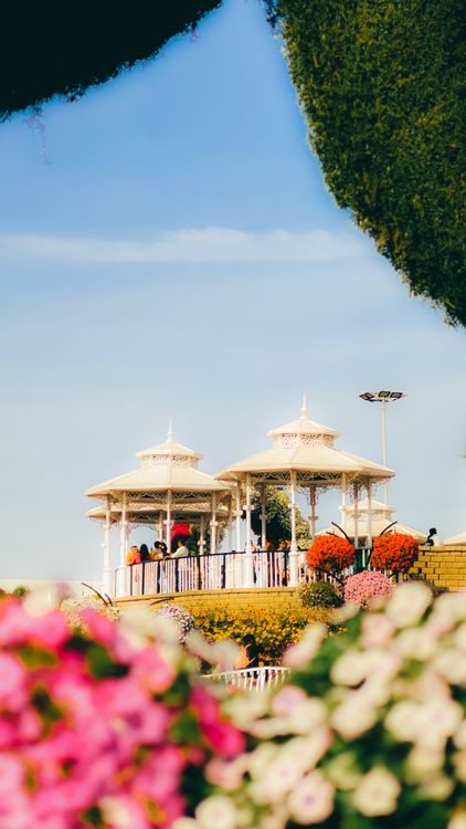 Charming Gazebo in Lush Garden Setting · Free Stock Photo