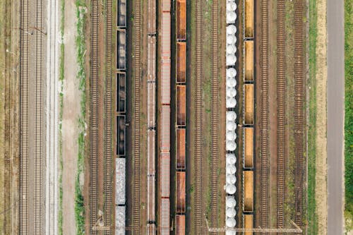 Trains on Railway Tracks
