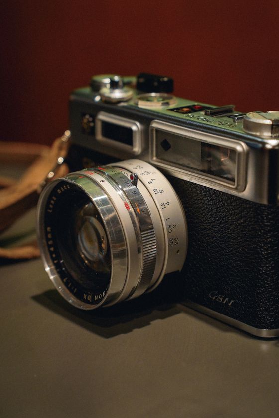 Yashica Electro 35 GSN with leather strap